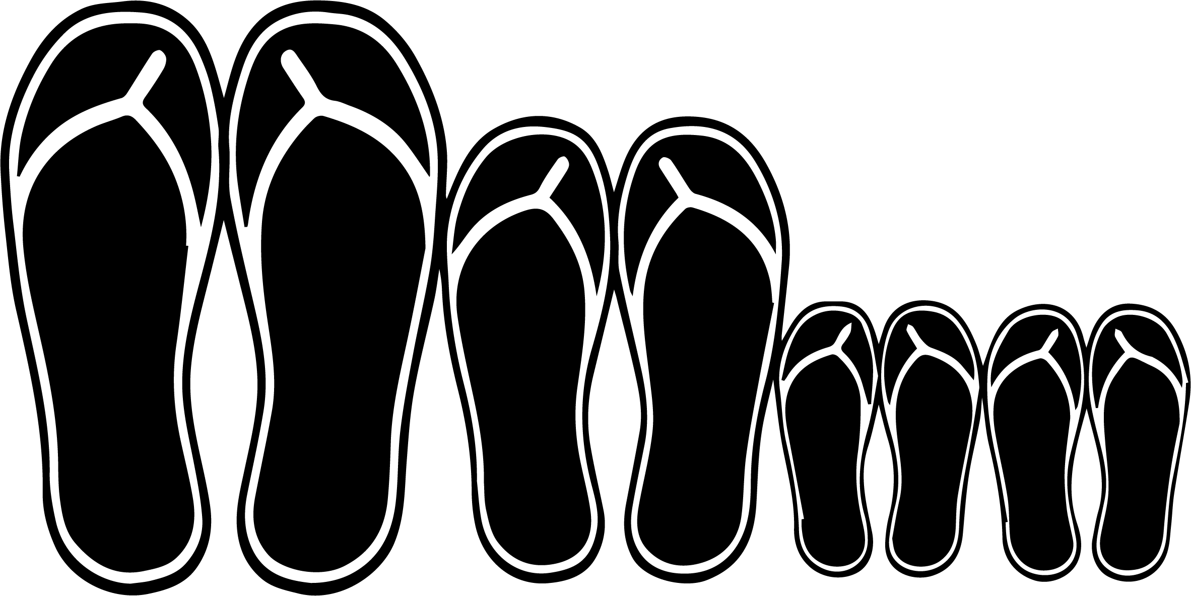 4 Pairs Of Thongs