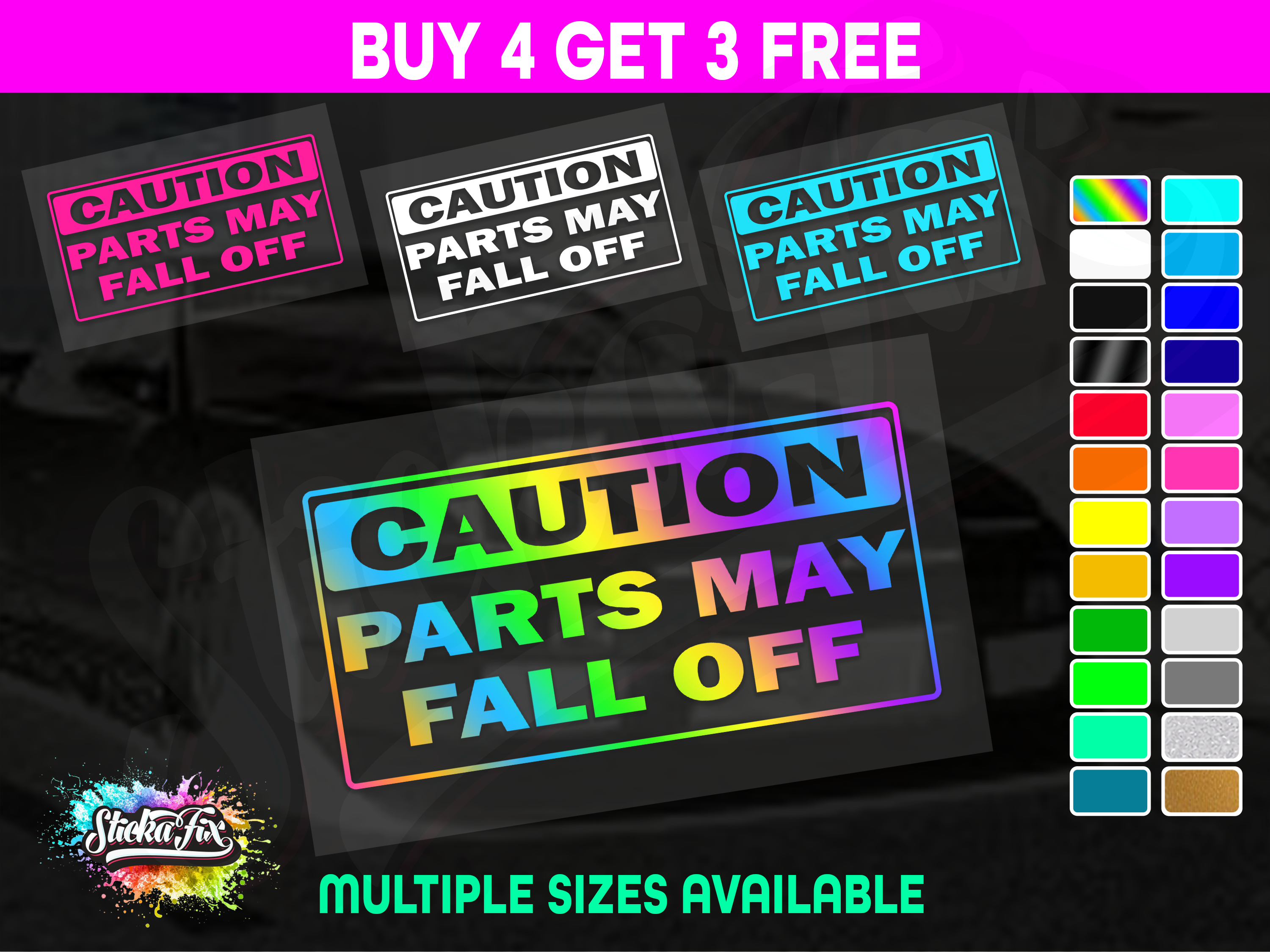 Caution Parts May Fall Off